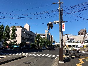 お車でご来店の場合の道順