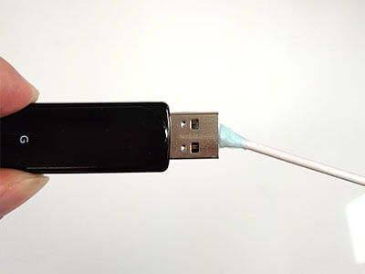USBコネクタクリニング